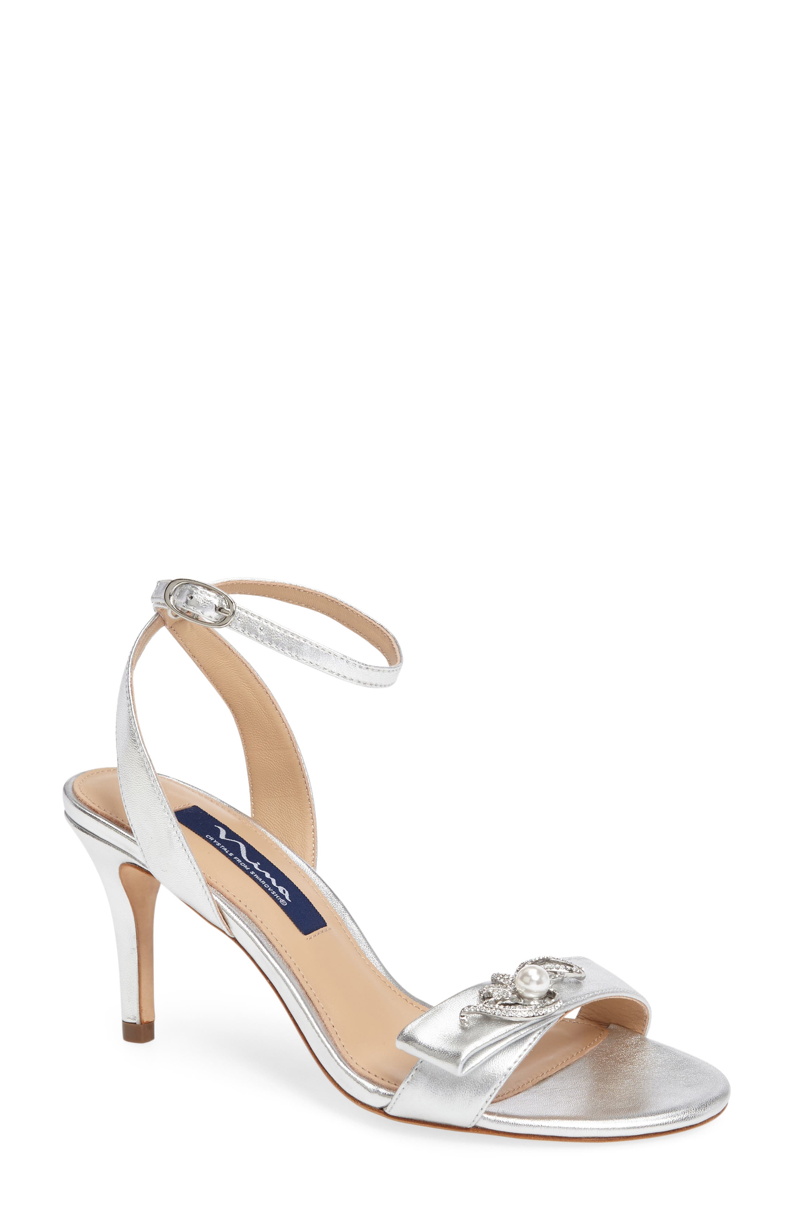 2019 year - Womens Nina Kabira Swarovski Embellished Strappy Sandal 2019 year